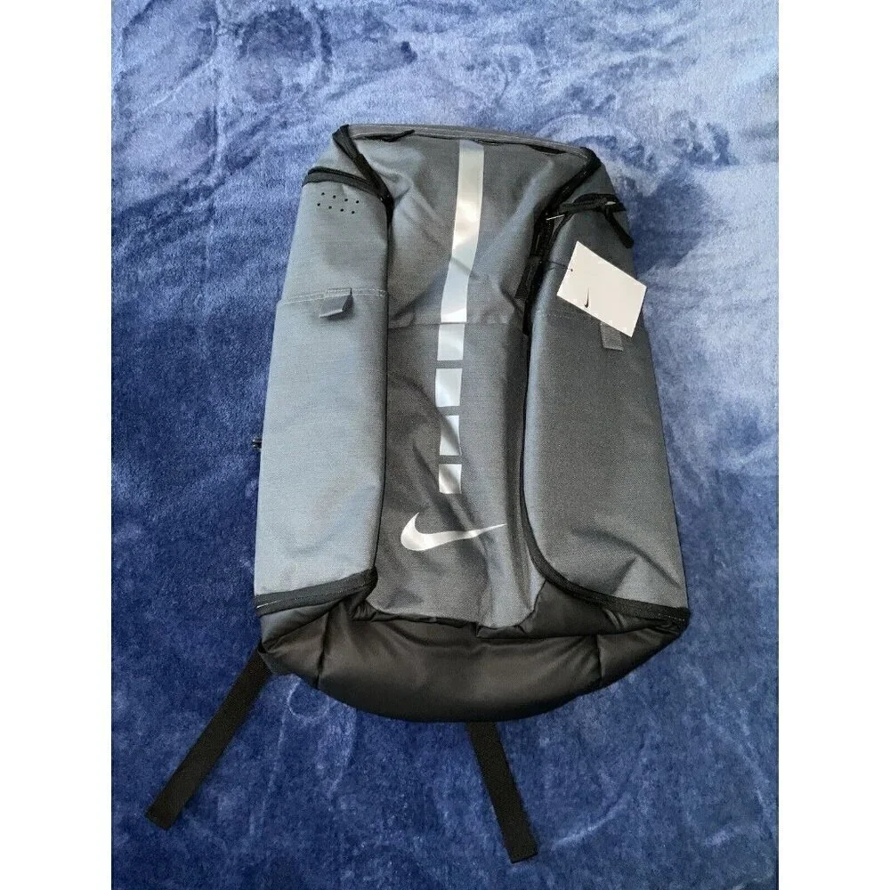 Nike Hoops Elite Pro Grey/Silver Basketball Backpack BA5554-022 NWT